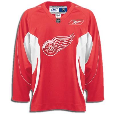 Detroit Red Wings Reebok Women's Jersey Pullover Hoodie - Red