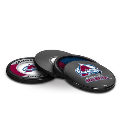Colorado Avalanche, Bottle Opener made from a Real Hockey Puck, Avalanche, Avalanche Hockey, Coaster