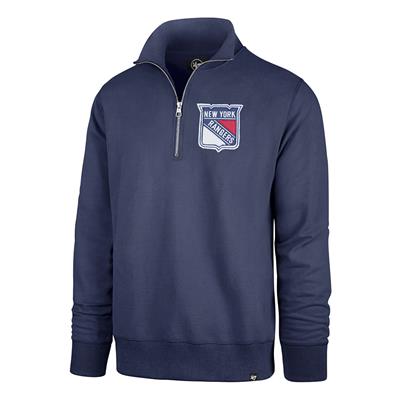 47 Brand Stateside 1 4 Zip Pullover New York Rangers Mens Pure Hockey Equipment