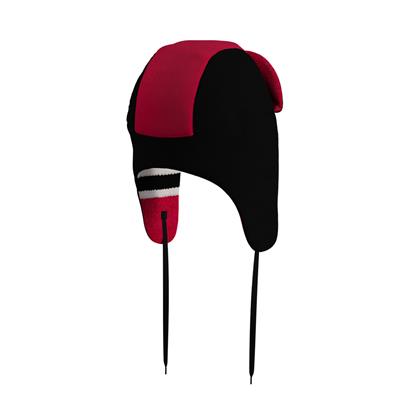 Hockey Sockey New Jersey Devils Reversible Trapper Hat - Adult - Red/Black/White