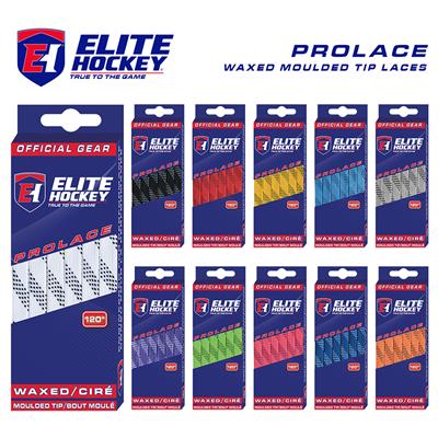 Elite Hockey Prolace Waxed Molded Tip Laces