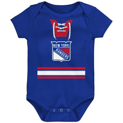 New York Rangers NHL Infant Baby Gray Onesie Romper Sleeper Creeper Co –  East American Sports LLC