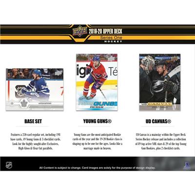 2019-20 Upper Deck Hockey Series 1 Value 26 Card Fat Packs (Lot of