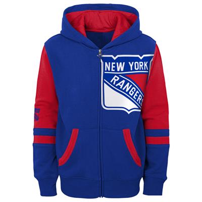 Outerstuff Reverse Retro Pullover Fleece Hoodie - New York Rangers