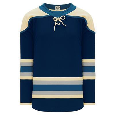 Athletic Knit H550B Gamewear Hockey Jersey - Columbus Blue