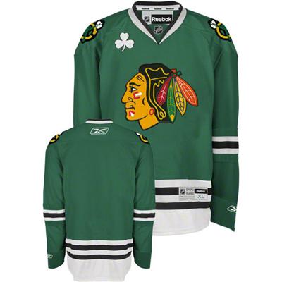 St. Patricks Green Plaid Chicago Blackhawks Reebok Premier Jersey - Hockey  Jersey Outlet