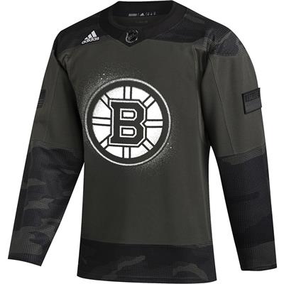Men's Boston Bruins Adidas Camo Military Appreciation Team