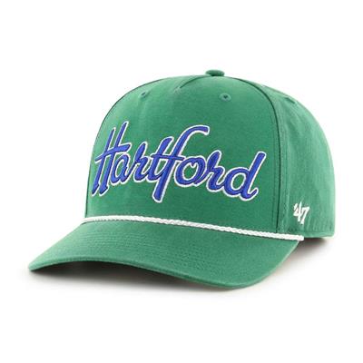 Hartford Whalers'47 Brand FRANCHISE HAT CAP Green fitted Small S  Vintage Hockey