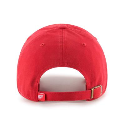 Detroit Red Wings '47 Five Point Patch Clean Up Adjustable Hat - Red