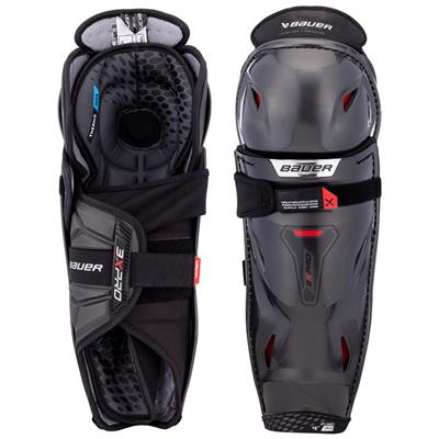 Bauer Vapor 3X Pro Hockey Shin Guards - Intermediate | Pure