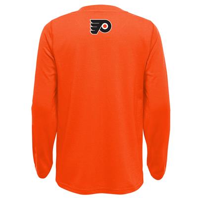  Outerstuff Philadelphia Flyers Youth Size Hockey Team Logo Long  Sleeve T-Shirt (Small) Grey : Sports & Outdoors