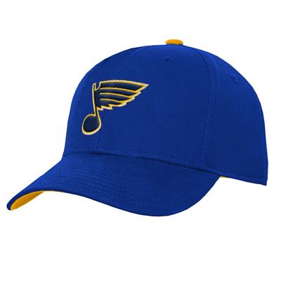 ST LOUIS BLUES HAT CAP YOUTH SNAPBACK BLUE YELLOW NHL ADJUSTABLE OSFM ONE  SIZE