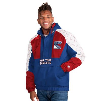 G-III Sports Body Check Starter Jacket - New York Rangers - Adult