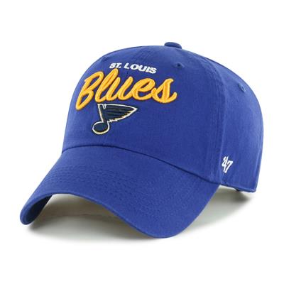 ST. LOUIS BLUES '47 BRAND CLEAN UP TONAL STRAPBACK HAT- BLACK