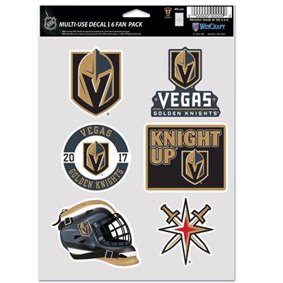 Wincraft Stanley Cup Champion Fan Decal 5.5x7.75 - Vegas Golden