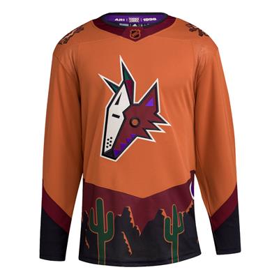 New Authentic Arizona Coyotes (home Black) Adidas Hockey Jersey