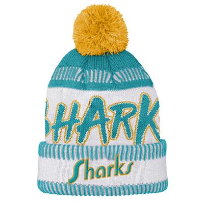 Outerstuff Reverse Retro Pom Knit Hat - Boston Bruins - Youth