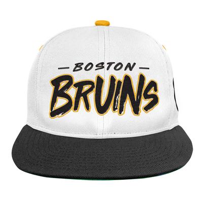 Vintage Bruins Hockey Script (Black) - Boston Bruins - T-Shirt