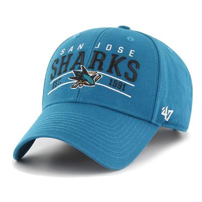 47 Brand San Jose Sharks No Shot Snapback Cap - Black