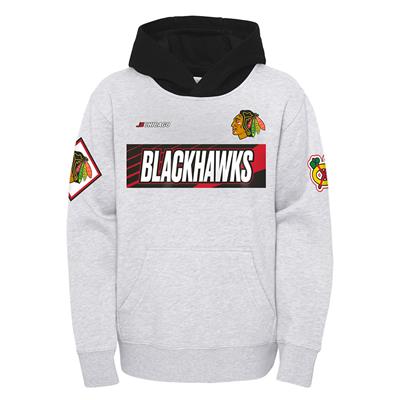 Mens XL Chicago Blackhawks Hoodie Shirt Large Logo Hockey NHL