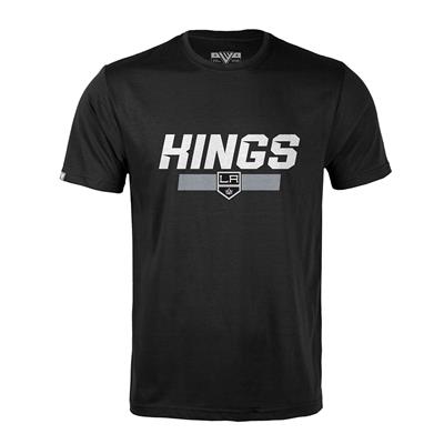 Los Angeles Kings Hoodie Mens Medium Black Gray NHL Hockey LA Kings Sweater  -EUC
