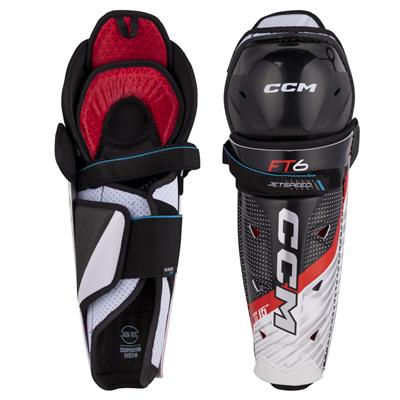 CCM JetSpeed FT6 Hockey Shin Guards - Junior | Pure Hockey Equipment
