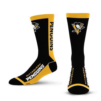 Men's for Bare Feet Pittsburgh Penguins Marquis Addition Ankle Socks Size: Large