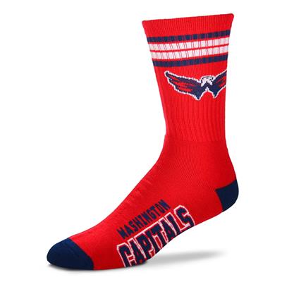 for Bare Feet Colorado Avalanche Youth 4-Stripe Deuce Quarter-Length Socks