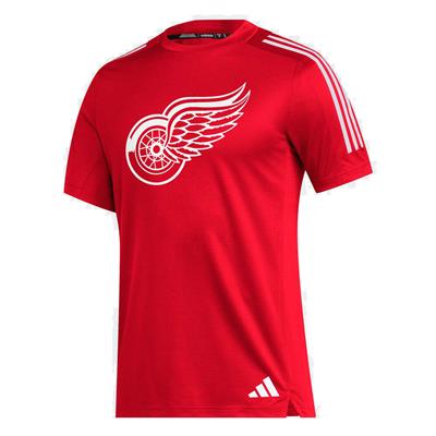 Detroit Red Wings adidas Jersey Lace-Up Pullover Hoodie - Red