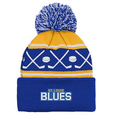 Outerstuff Kids' Youth Yellow St. Louis Blues Special Edition 2.0 Cuffed  Knit Hat With Pom