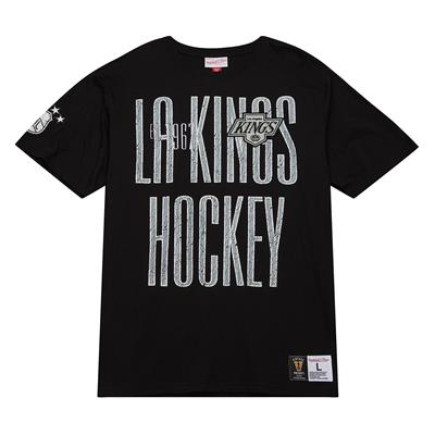 Men's Clothing Mitchell & Ness NHL Team Logo Tee Los Angeles Kings Black