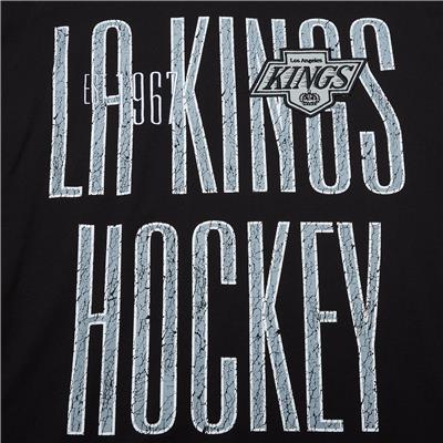 Men's T-Shirt Mitchell & Ness NHL Team Logo Tee Los Angeles Kings Black