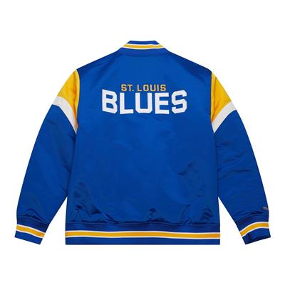 ST. LOUIS BLUES NHL Hockey Satin Starter Varsity Jacket Men's New XL