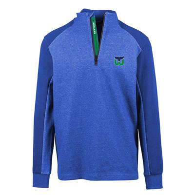 Hartford Whalers Men's 47 Brand Royal Pullover Jersey Hoodie - XL