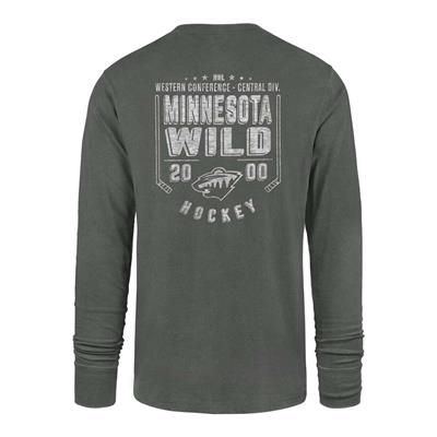 47 Brand Back Hand Franklin Long Sleeve Tee - Minnesota Wild