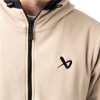 MOVENTIC REVERSIBLE FLEECE JACKET−IVORY Fleece Jacket | Ninepine