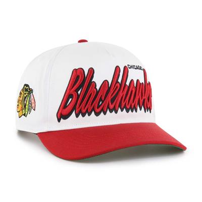 Casquette 47 Brand - MVP VINTAGE Chicago Blackhawks - Homme - Blanc - Noir - Rouge Noir, rouge - Prêt-à-Porter