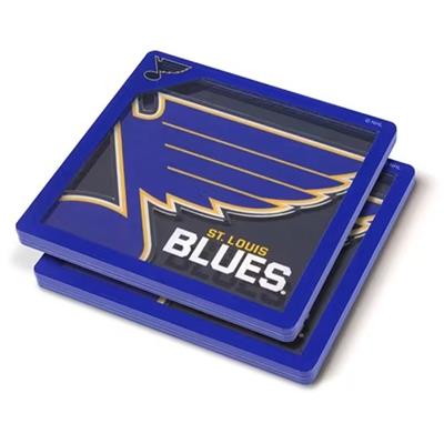 YouTheFan 3D Logo Series Coaster - St. Louis Blues | Pure