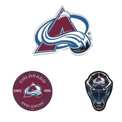 Wincraft 3 Pack Premium Acrylic Magnet - Colorado Avalanche | Pure