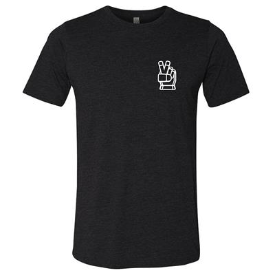 【HOCKEY】 PEACE OUT TEE BLACK Pure Hockey Peace Out Tee Shirt - Adult | Pure Hockey Equipment