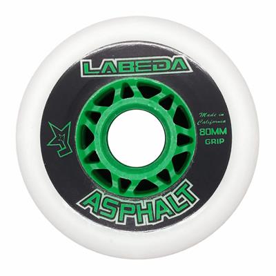 Lot 4 Roues Labeda Asphalt 68mm 83A + Roulements Bones Reds - Hockey En Ligne