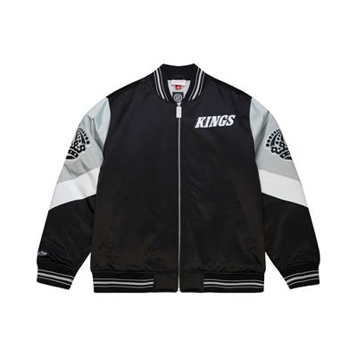 Mitchell & Ness Throw It Back Satin Jacket - LA Kings - Adult