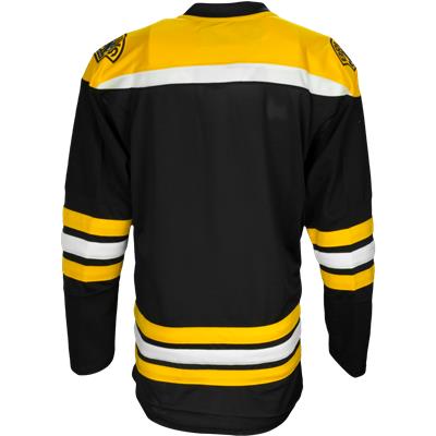 Reebok Boston Bruins Shirt Adult Large Gray Yellow Preppy Casual