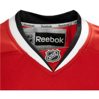 SHAW Chicago Blackhawks Reebok Premier 7185 Home Red Jersey