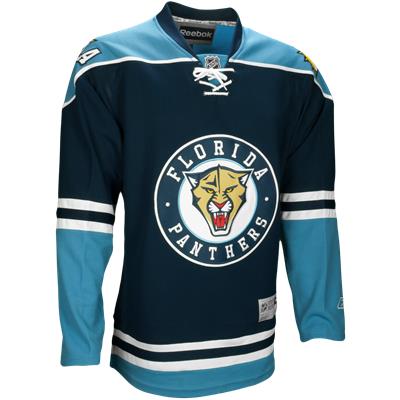 Florida Panthers Alternate 3rd Third Reebok NHL Premier Hockey Jersey Jet Blue M