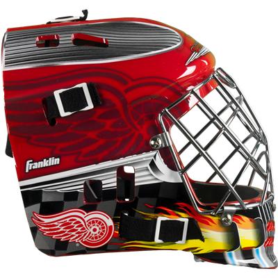 Red Hockey Goalie Helmet Base Tabletop Beverage Dispenser – Brew