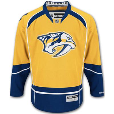 Reebok Nashville Predators Men's Customized Authentic Blue Third Jersey