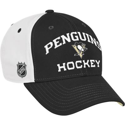 Reebok Pittsburgh Penguins Black Center Ice Locker Room Flex Hat