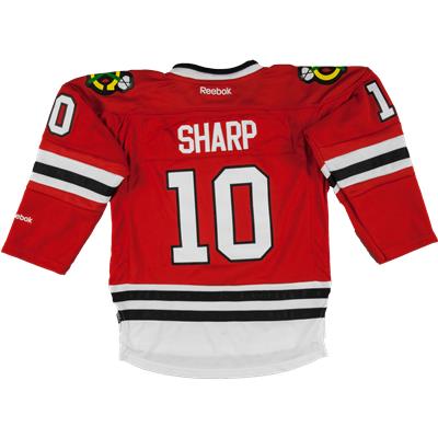 SHARP Chicago Blackhawks Reebok Premier 7185 HOME Red Jersey
