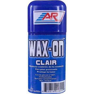 Eishockey Wachs Wax-On clear Schlägerwachs A&R Hockey Stick Wax 